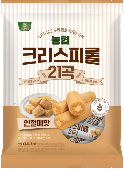 농협식품 크리스피롤 21곡 인절미맛, 400g, 1개