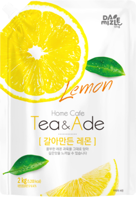 다미즐 갈아만든 레몬 액상차, 2kg, 1개