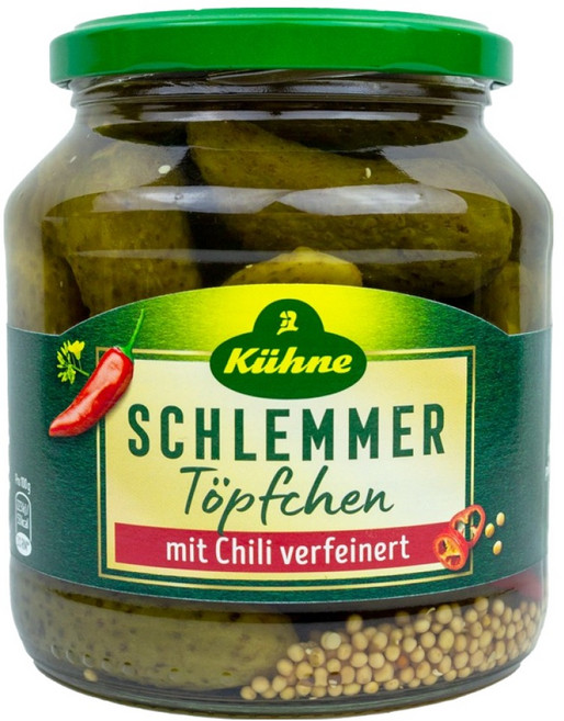 퀴네 슬램머퇴프첸 매운맛 피클, 530g, 1개