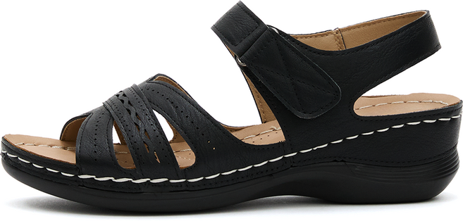 제이슈 여성용 도프 초경량 통굽 스트랩 샌들 5.5cm