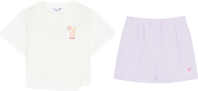 NEPA KIDS 女童用 Islo Girls 梭織長褲上下套裝