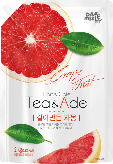 다미즐 갈아만든 자몽 액상차, 2kg, 1개입, 1개