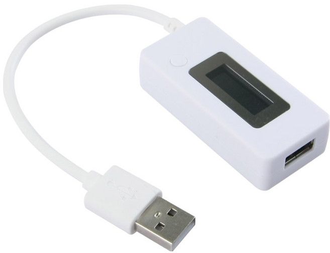 컴스 USB 테스터기 전류 전압 측정 BB632 20cm, 1개