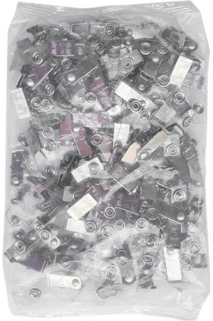 코히모 신분증 고리 명찰 집게 100p 5W0230, 1개