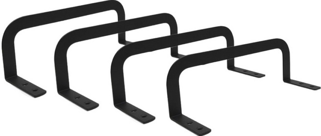 플로우코드 매트리스 쓸림 방지 고정 지지대 4p, 블랙