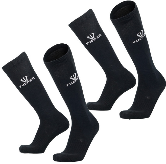 훼르자 스타디움 야구 스타킹 2켤레 세트, 블랙, 1세트