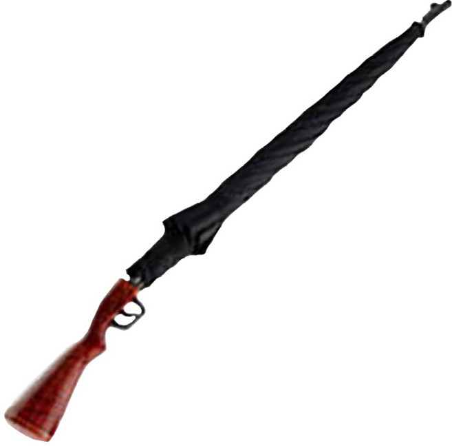 비에이비오 재미있는 우산 FAKE UMBRELLA 킹스맨 총, 1개