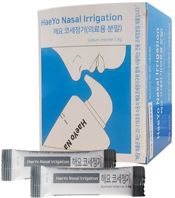 해요질세정기 코세정기 분말 리필용 2.8g x 60p, 1개