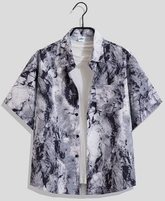 男士大尺碼夏威夷襯衫 3694_1