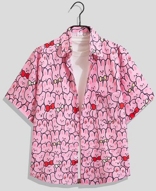 男士大尺碼夏威夷襯衫 3677_1