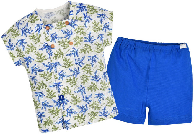 moimoln 兒童帕姆茲短袖上下衣套裝 M242NNN47P