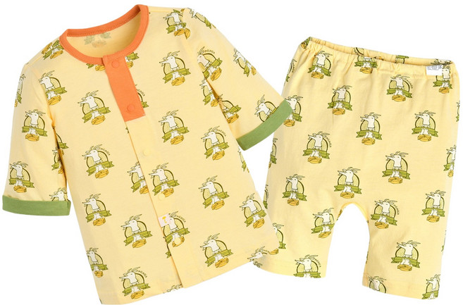 moimoln 兒童 Mare 莫代爾七分袖上下套裝 M242NNN40P