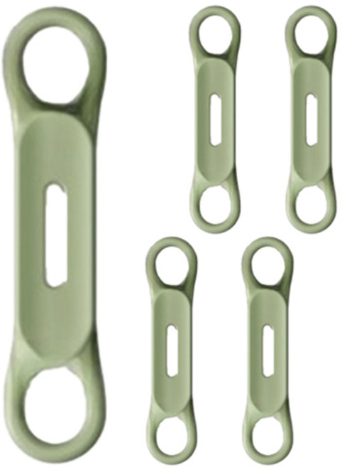 온트리 자석 보드 냉장고 펜홀더, 그린, 5개