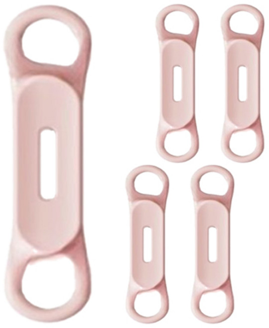 온트리 자석 보드 냉장고 펜홀더, 핑크, 5개