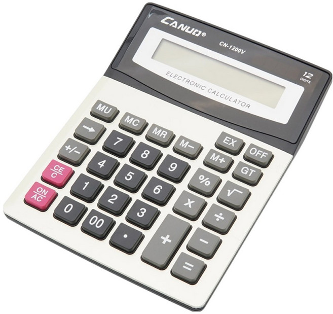 컴스마트 사무용 일반 휴대용 탁상용 전자 계산기 ID906, 1개