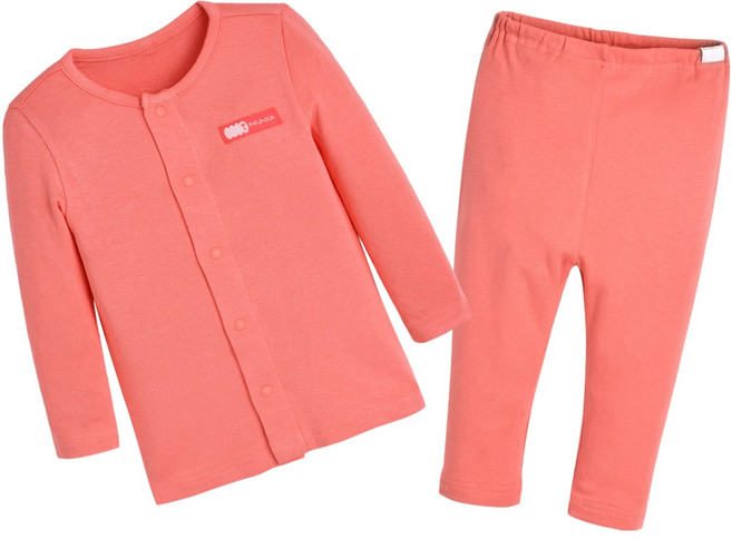 모이몰른 아동용 E 루 레이온 후라이스 스판 긴팔 상하의 세트 M242NNN58P