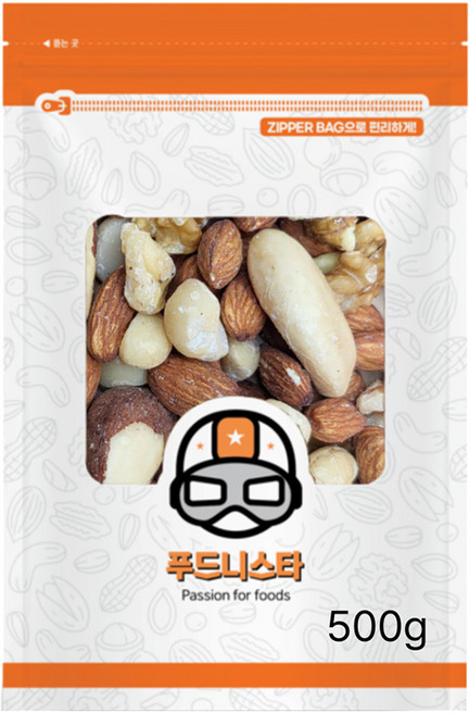 Foodnista 頂級綜合堅果, 1個, 500g