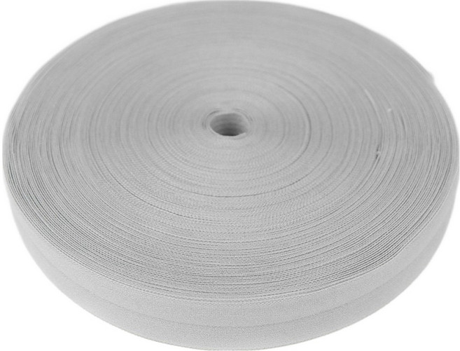 JStrading 접밴드 바이어스 엘라스틱 밴드 20mm, 28 그레이, 1개