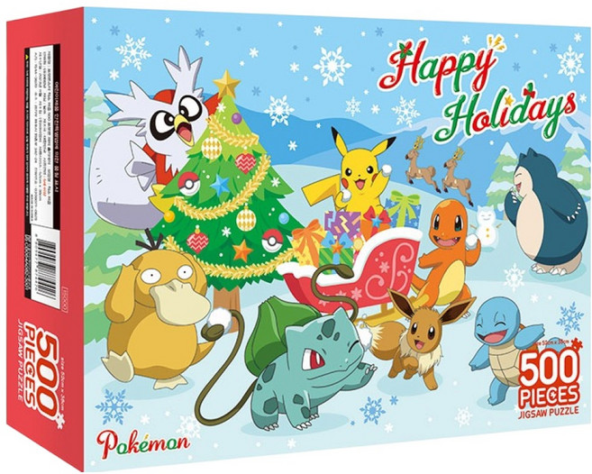 포켓몬스터 직소 퍼즐 500, 500피스, 포켓몬 해피 홀리데이, 1개