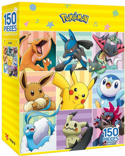 포켓몬스터 직소 퍼즐 150, 해피 투게더, 1개, 150피스