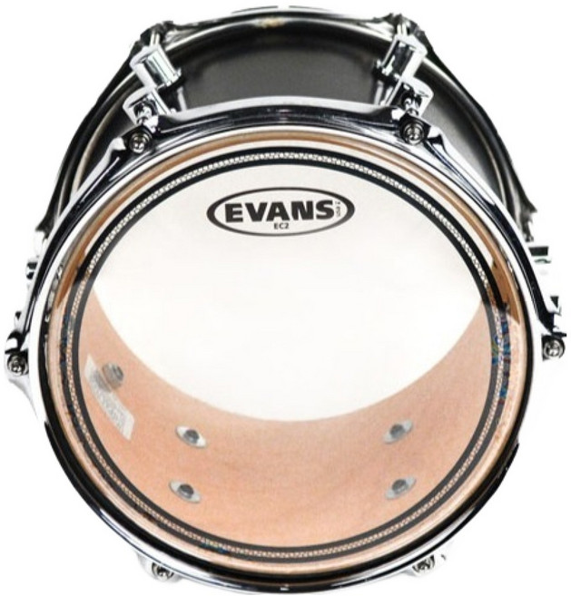 다다리오 에반스 클리어 타입 탐탐 스네어 겸용 드럼 헤드 691064 TT12EC2S, 혼합색상, 1개