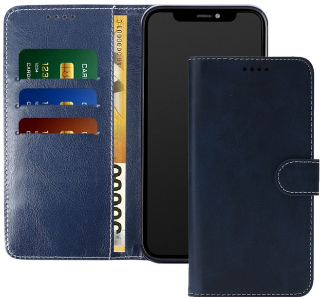 하이디 LCV 스티치 가죽 다이어리 휴대폰 케이스