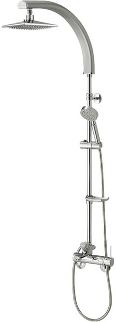 다인이엔지 두진 3 WAY 욕실 해바라기 레인 샤워수전 DB1900 방문설치, 실버, 1개