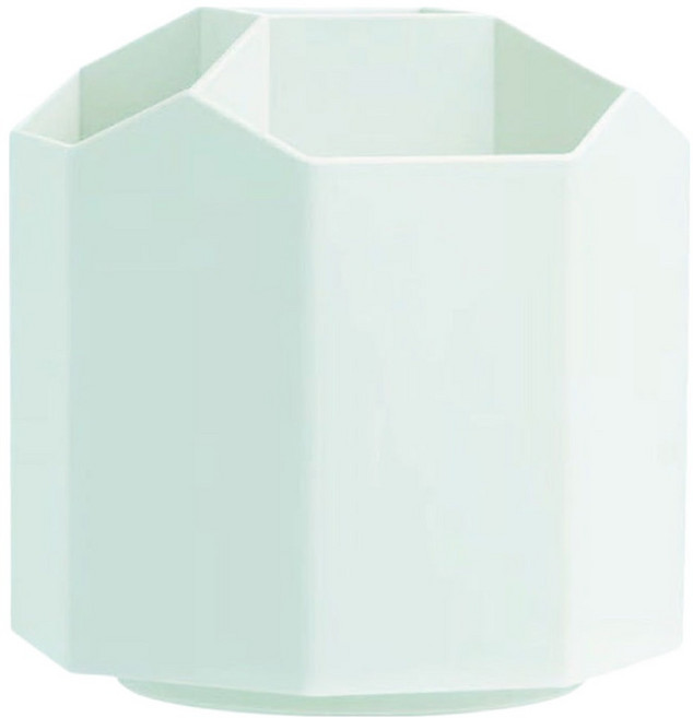 코레시스 정리 360도 회전형 연필꽂이 책상 오거나이저, 화이트, 1개