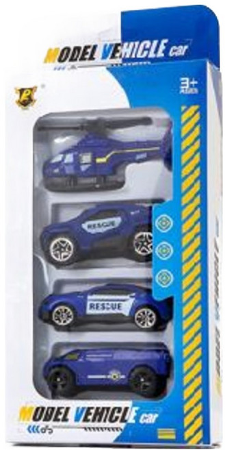 키저스 고고 미니카 4종 세트, 경찰차, 1세트