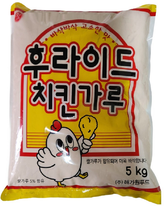 햇살나래 해가원 쌀가루 함유 후라이드 치킨가루, 5kg, 1개