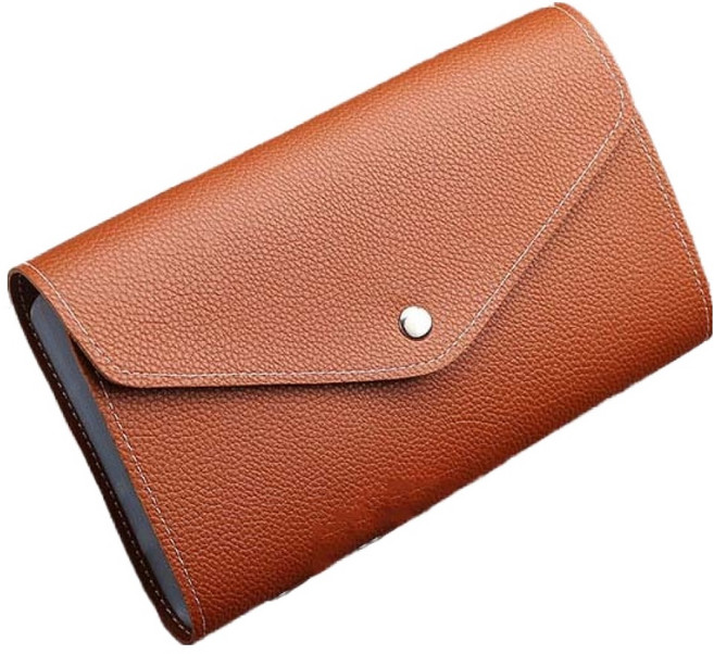 올이즈유 보관 명함첩 96슬롯, 브라운, 3단