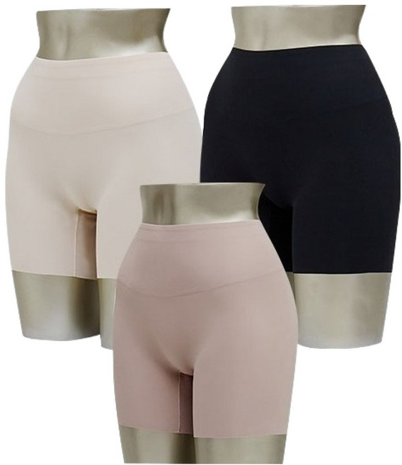 피트인 여성용 심리스 보정 거들 사각팬티 3종 세트
