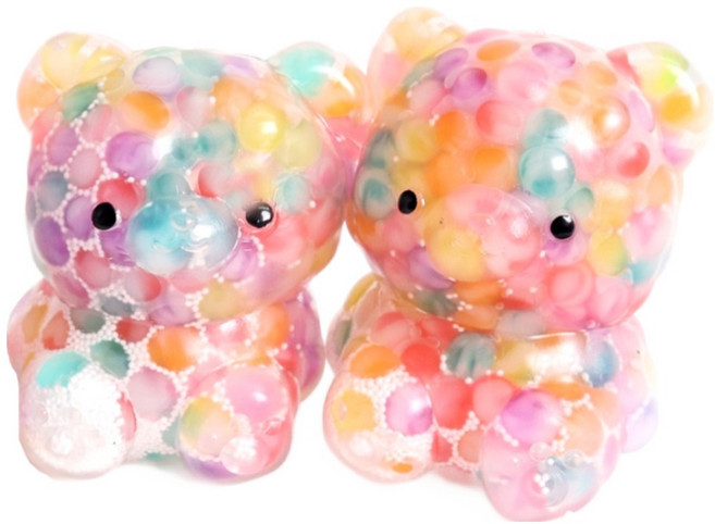 해피아이몰 빅 곰돌이 말랑이 완구, 혼합색상, 2개