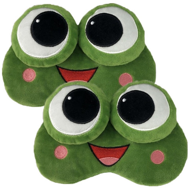 Sonio 青蛙護眼舒緩疲勞睡眠眼罩 2入