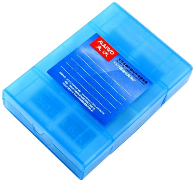 컴스 HDD 케이스 3.5 x 1 or 2.5 x 4 블루 KS984, 1개