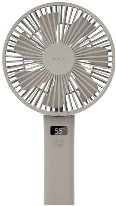 카프 BLDC모터 빅팬 접이식 빅헤드 스트랩 휴대용 핸디 선풍기 16cm, KF-BigFan01, 카키