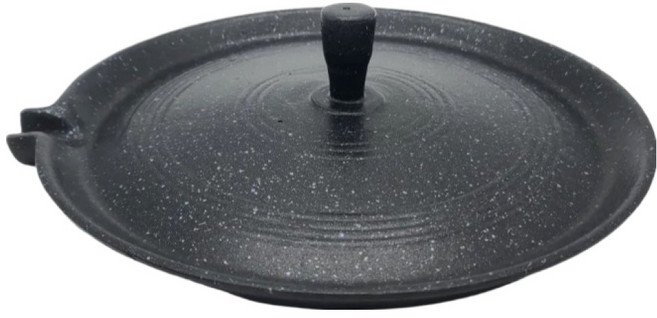 생활백과 주물이 주물 솥뚜껑 구이판, 33cm, 1개