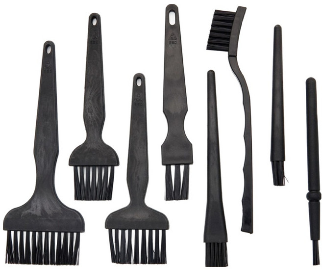 컴스 다용도 정전기방지 ESD 기판 청소 솔 PCB 플레이트 브러쉬 8p 세트 ID756, 1세트