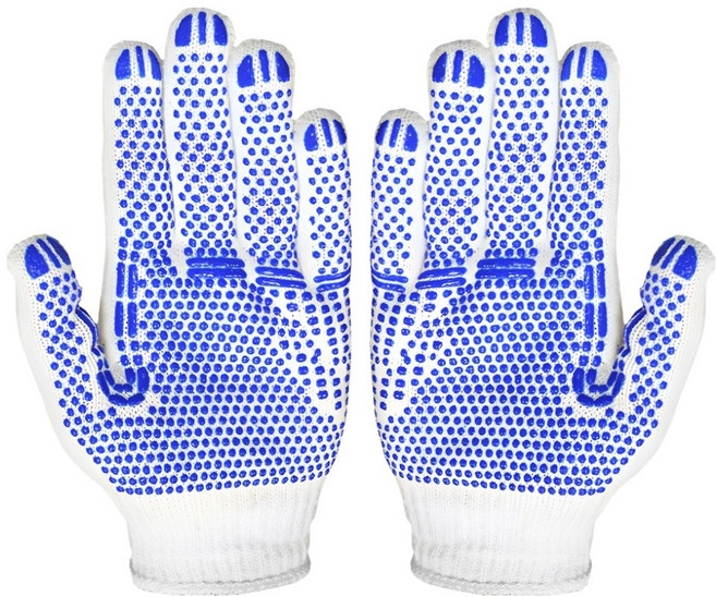 월드크린 미끄럼방지 면도트장갑, 혼합색상, 1세트