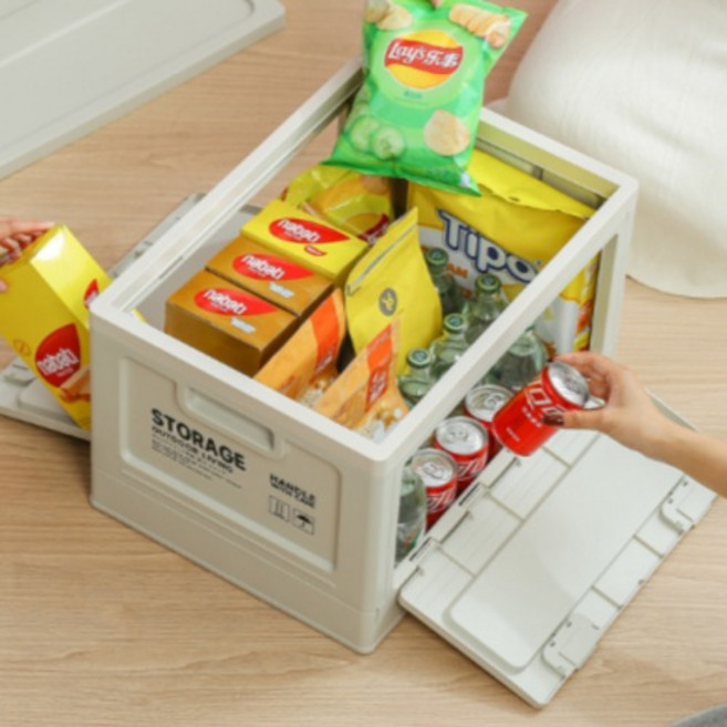 지바안 오픈형 캠핑 박스, 화이트, 1개