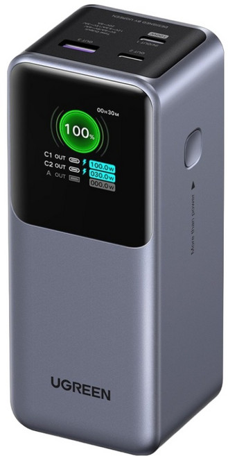 유그린 PD 130W 노트북 고속충전 대용량 보조배터리 20000mAh C타입, 35524, 혼합색상