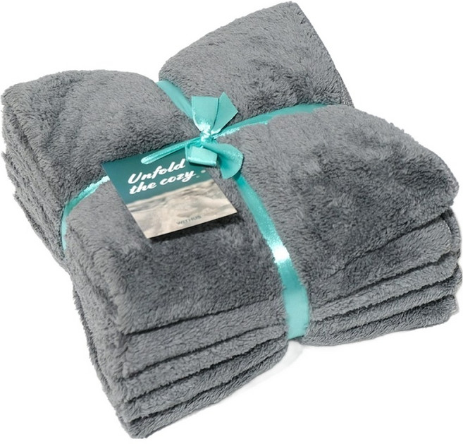 위더스 헤어드라이 포그니 극세사 타월, 그레이, 5개