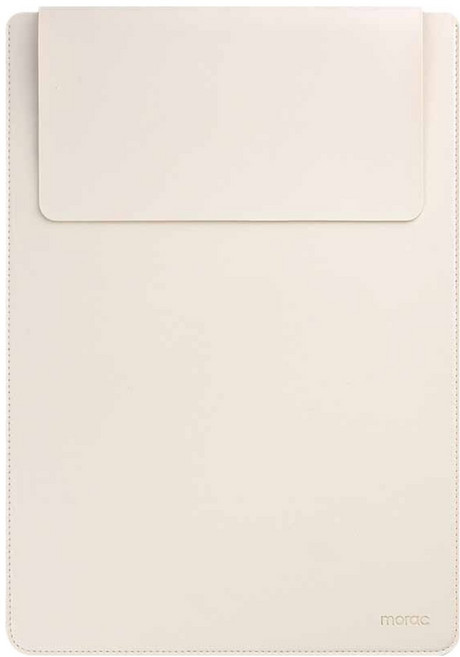 모락 마스 가죽 노트북 파우치, 아이보리, 1개