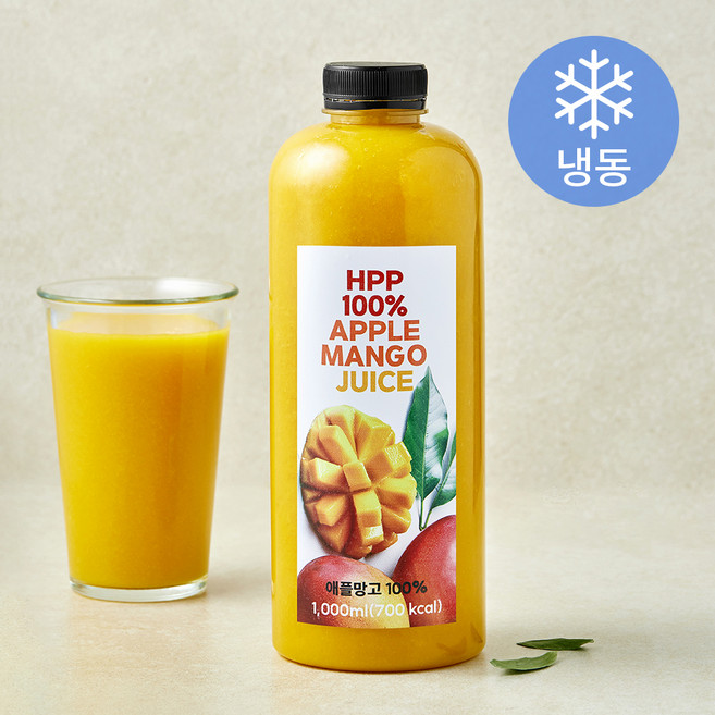 HPP 100% 애플망고주스 (냉동), 1개, 1L