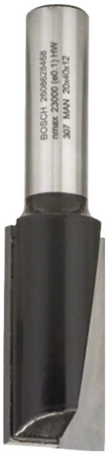 보쉬 루터 트리머 비트 일자 양날 20 x 40 x 81 x 12 mm 2608628468, 1개