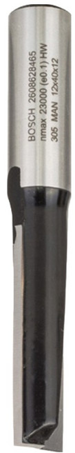 보쉬 루터 비트 일자 양날 12 x 40 x 12 mm 2608628465, 1개