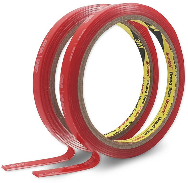 브이에이치비 쓰리엠 초강력 아크릴폼 투명 양면테이프 8mm x 1.5m, 2개