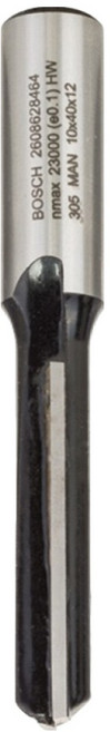 보쉬 루터 트리머 비트 일자 양날 10 x 40 x 81 x 12 mm 2608628464, 1개