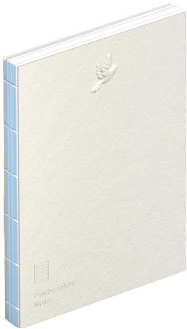 모트모트 데이브레이커 양장노트 A6 7mm 라인, 미스트그레이, 1개