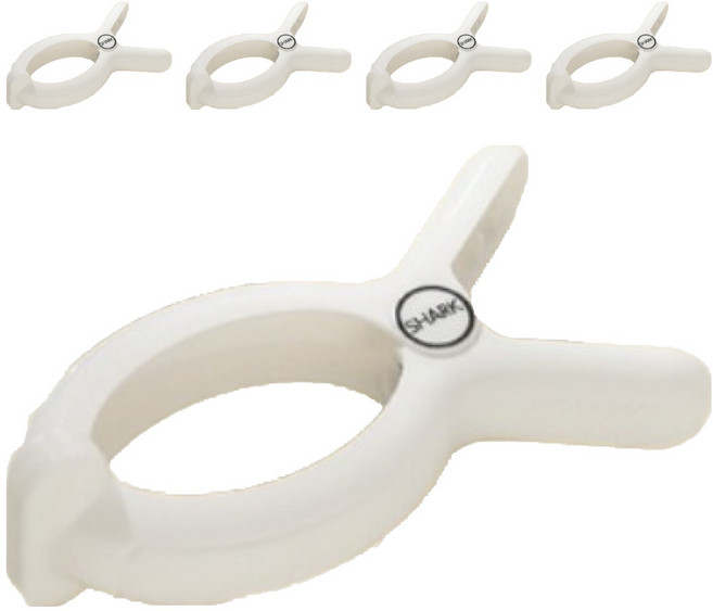 머니풀 자국없는 강력 빨래집게, 화이트, 5개